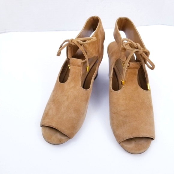 Lauren Ralph Lauren Alayna Suede Wedge Sandals, Size 6.5B - Picture 7 of 14